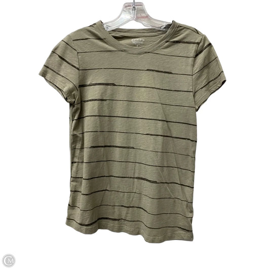 Athletic Top Short Sleeve By Athleta In Brown, Size: S