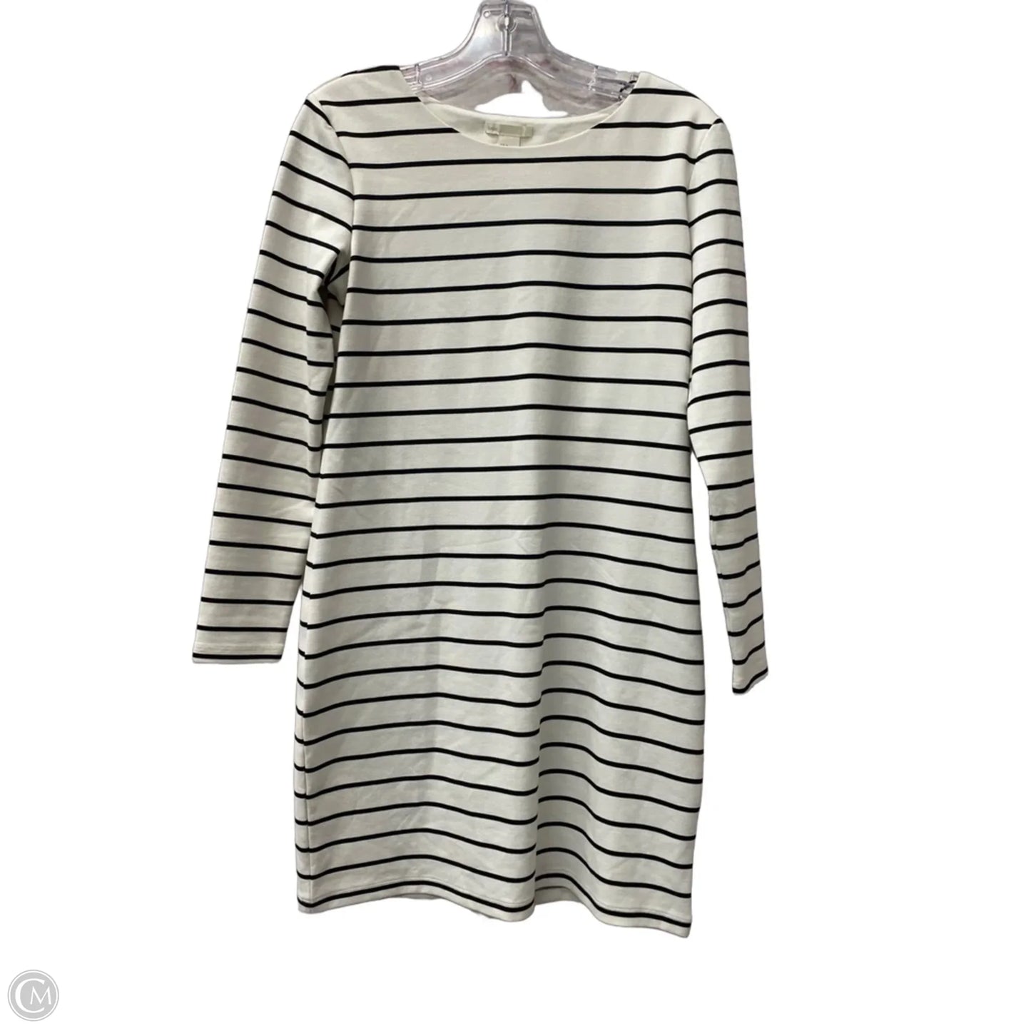 Dress Casual Short By H&m In Ivory, Size: M