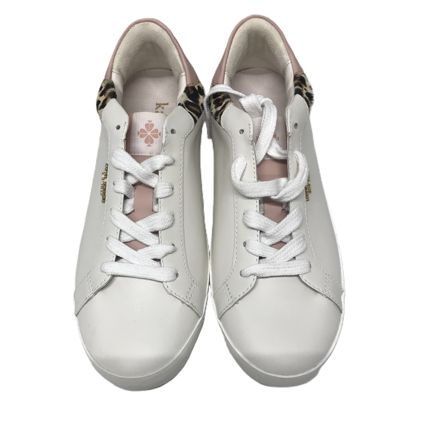 White Shoes Sneakers By Kate Spade, Size: 9