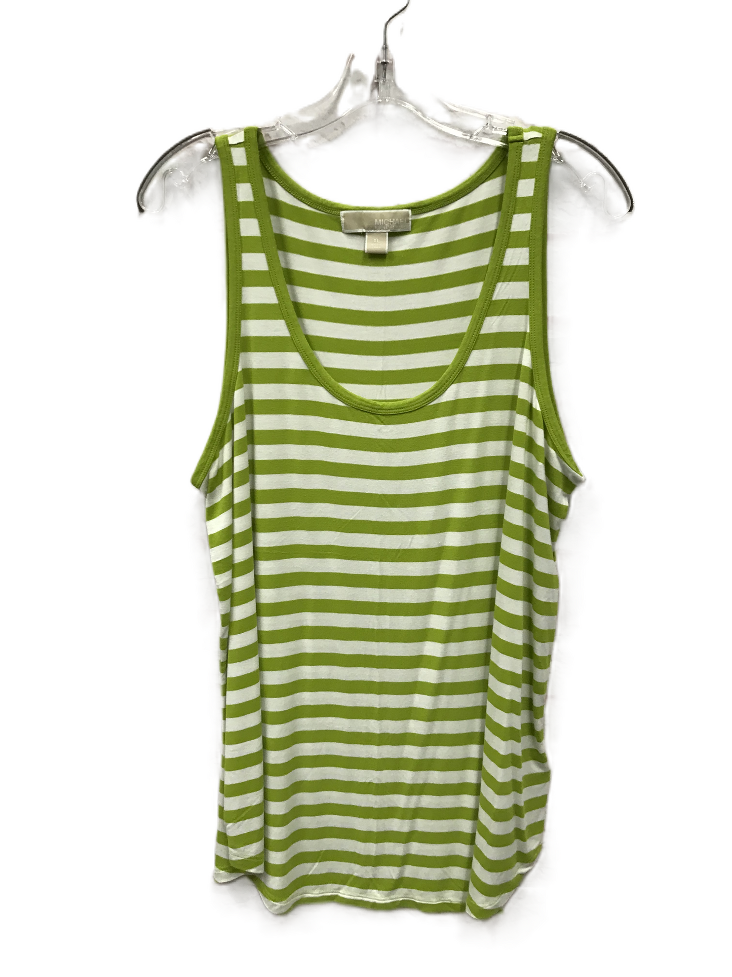 Green Top Sleeveless By Michael By Michael Kors, Size: Xl