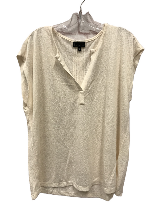 Beige Top Short Sleeve Basic By Bobeau, Size: 2x