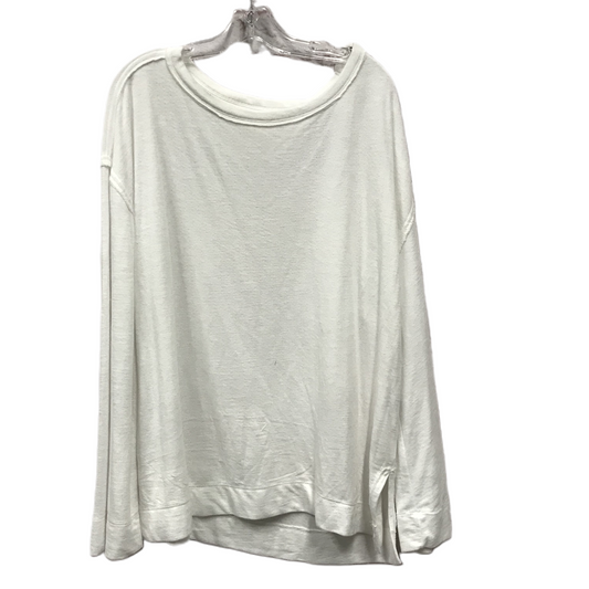 White Top Long Sleeve Basic By We The Free, Size: Xl