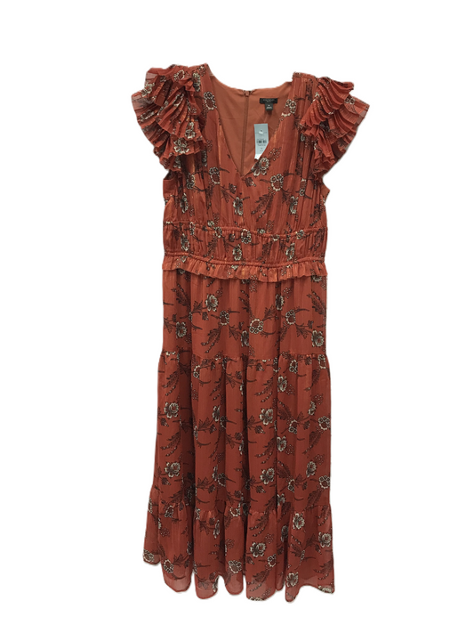 Orange Dress Casual Maxi By Ann Taylor, Size: M