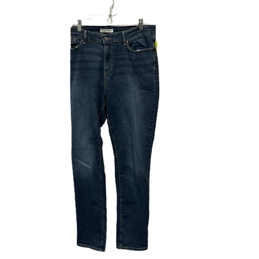 Jeans Straight By Levis In Blue, Size: 18