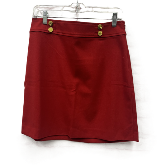 Skirt Mini & Short By Loft In Red, Size: 6