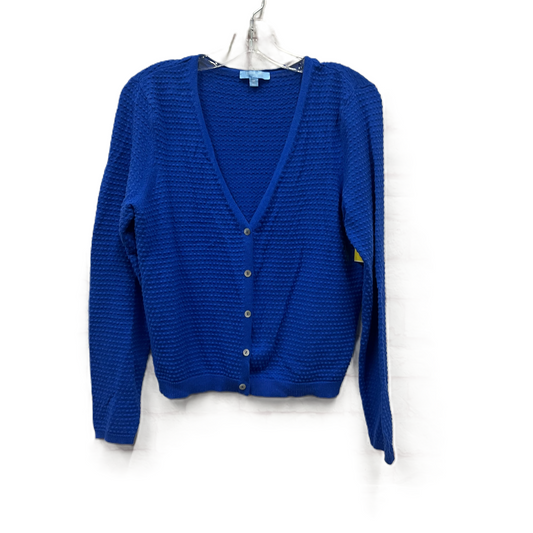 Sweater Cardigan By Draper James In Blue, Size: M