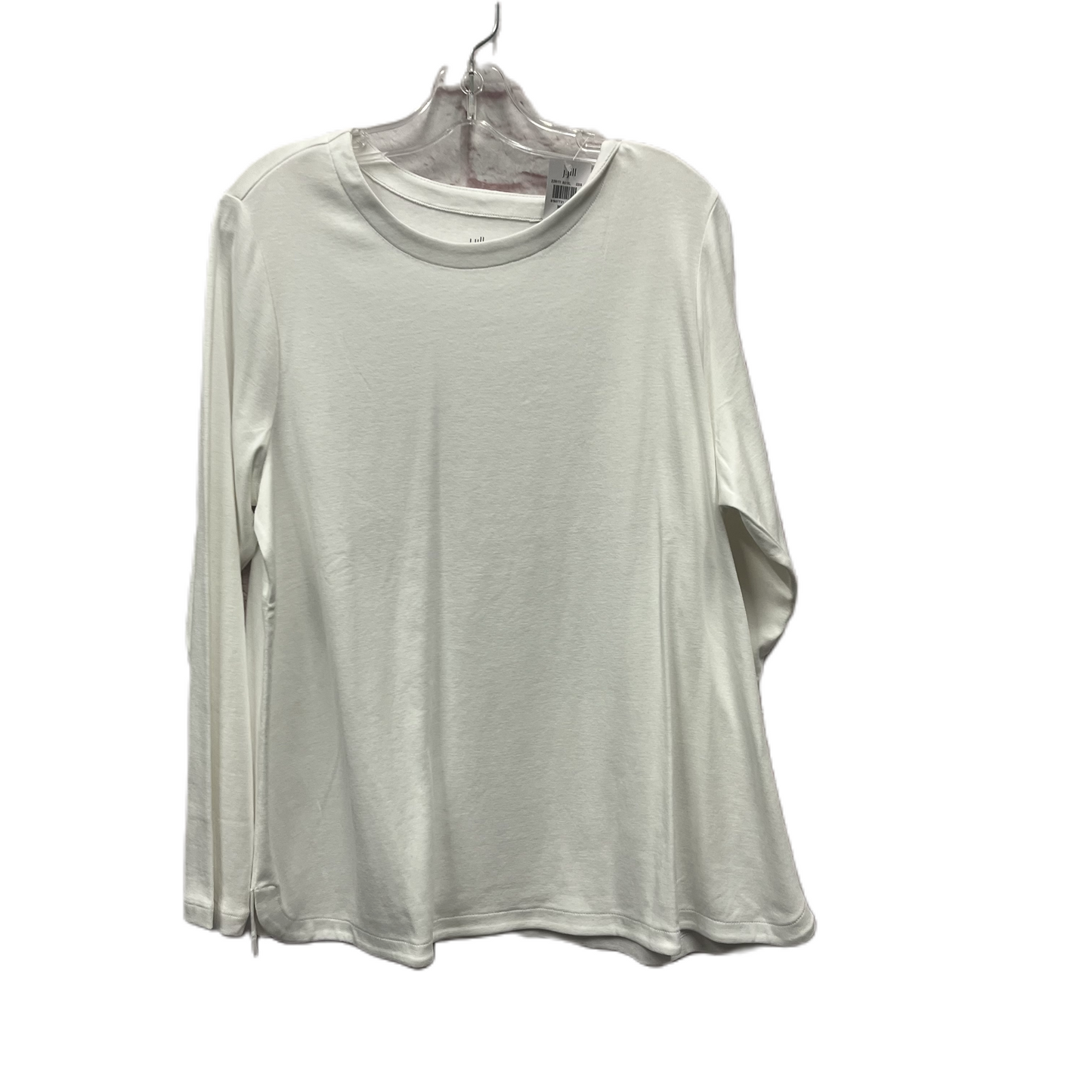 Top Long Sleeve Basic By J. Jill In White, Size: Xl