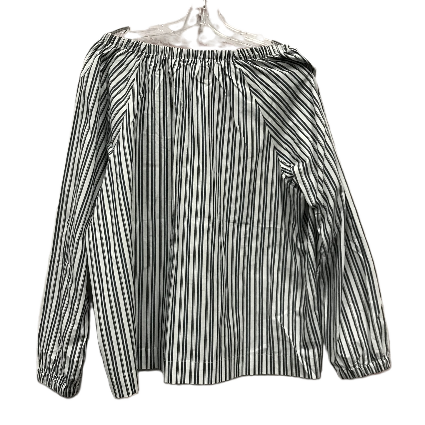 Grey & White Top Long Sleeve By Nine West, Size: Xl
