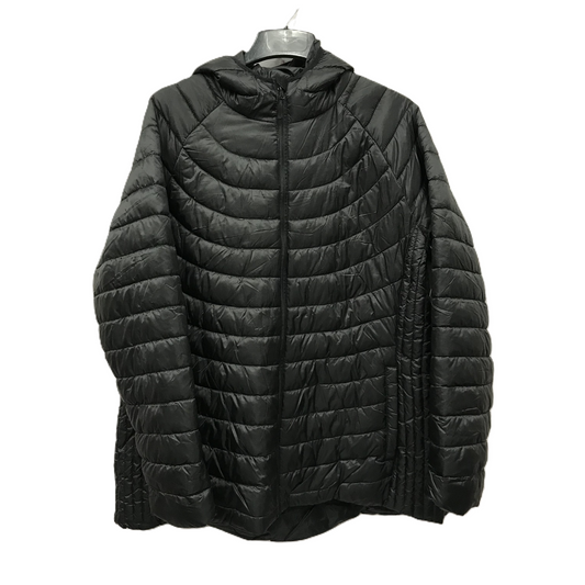 Jacket Puffer & Quilted By Excelled In Black, Size: 3x