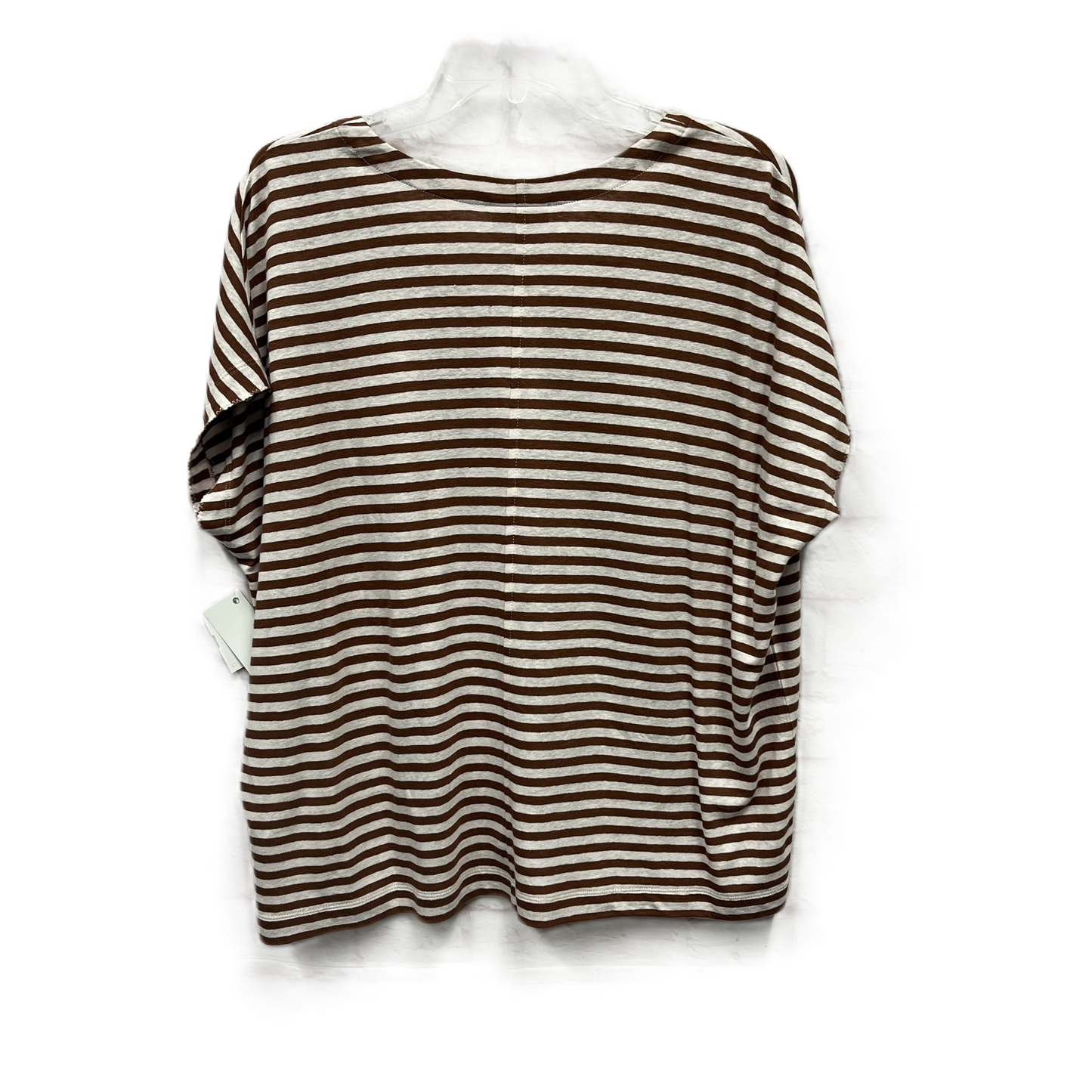 Top Short Sleeve By J. Jill In Brown, Size: M