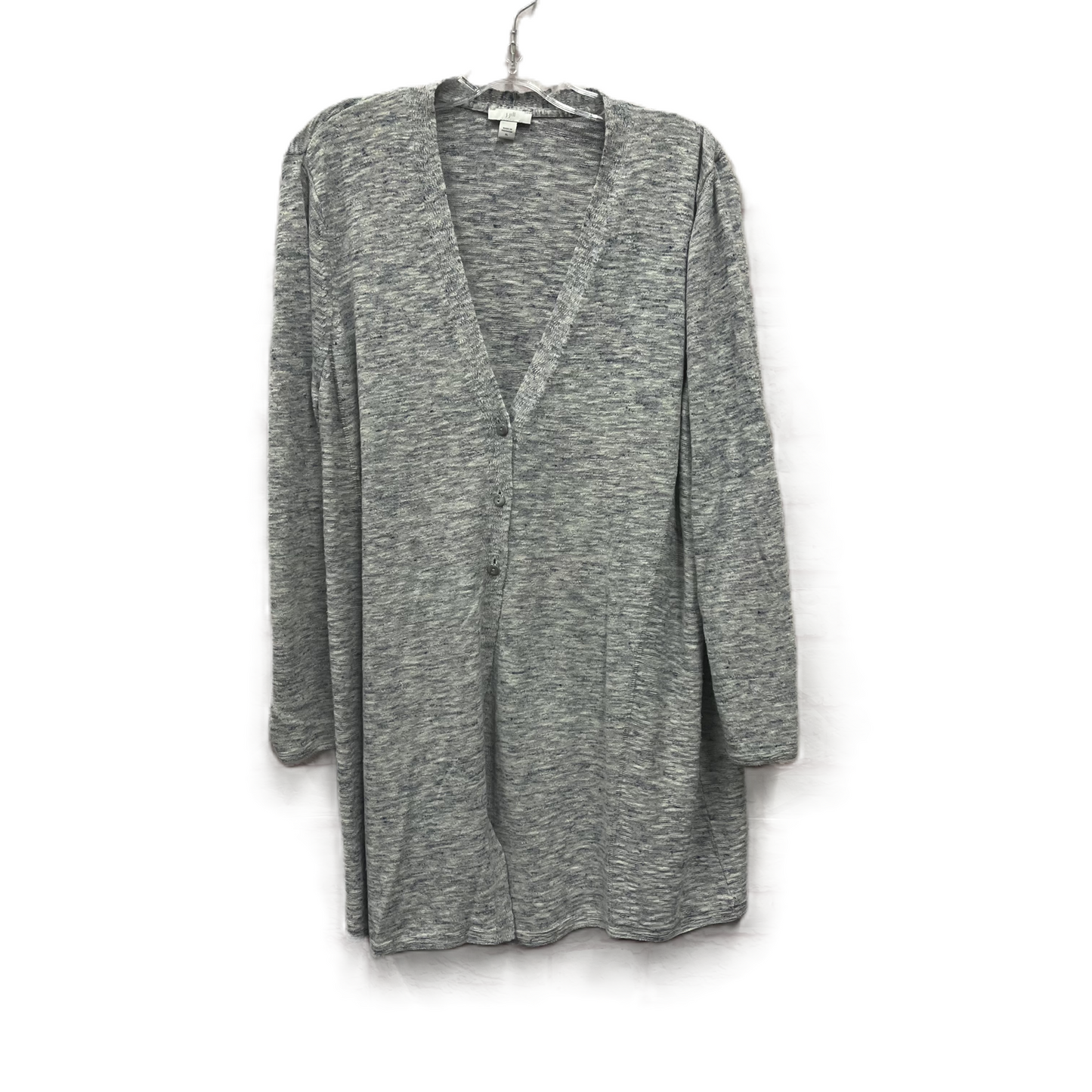 Sweater Cardigan By J. Jill In Grey, Size: Xl