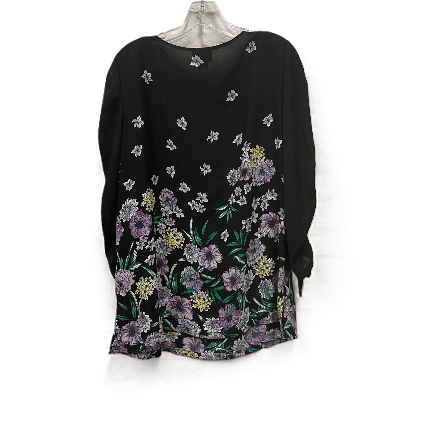 Top Long Sleeve By Liz Claiborne In Black, Size: L