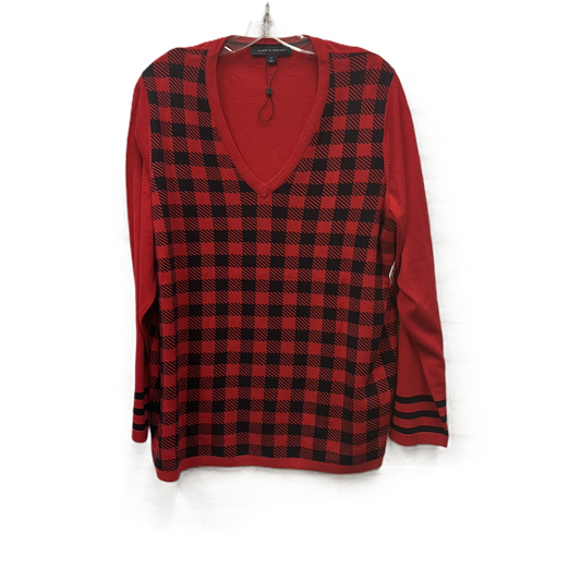 Sweater By Tommy Hilfiger In Red, Size: 2x