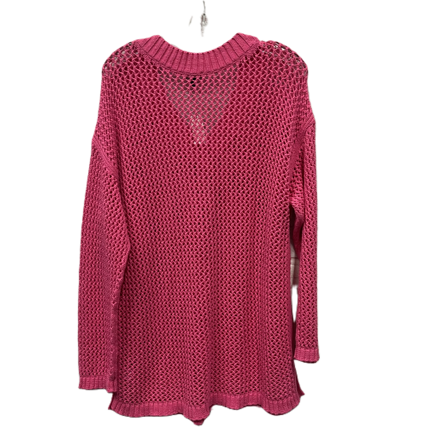 Sweater By Talbots In Pink, Size: 1x