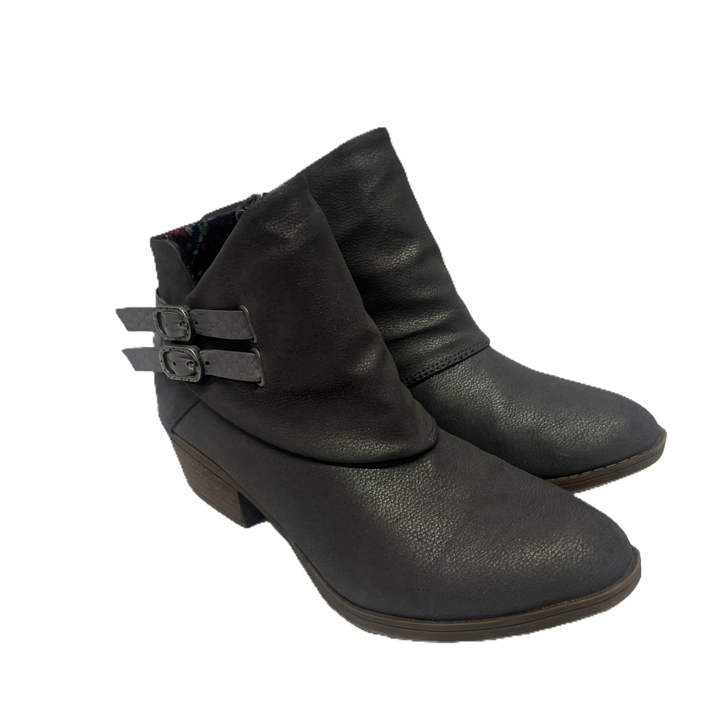 Boots Ankle Heels By Blowfish In Grey, Size: 8.5