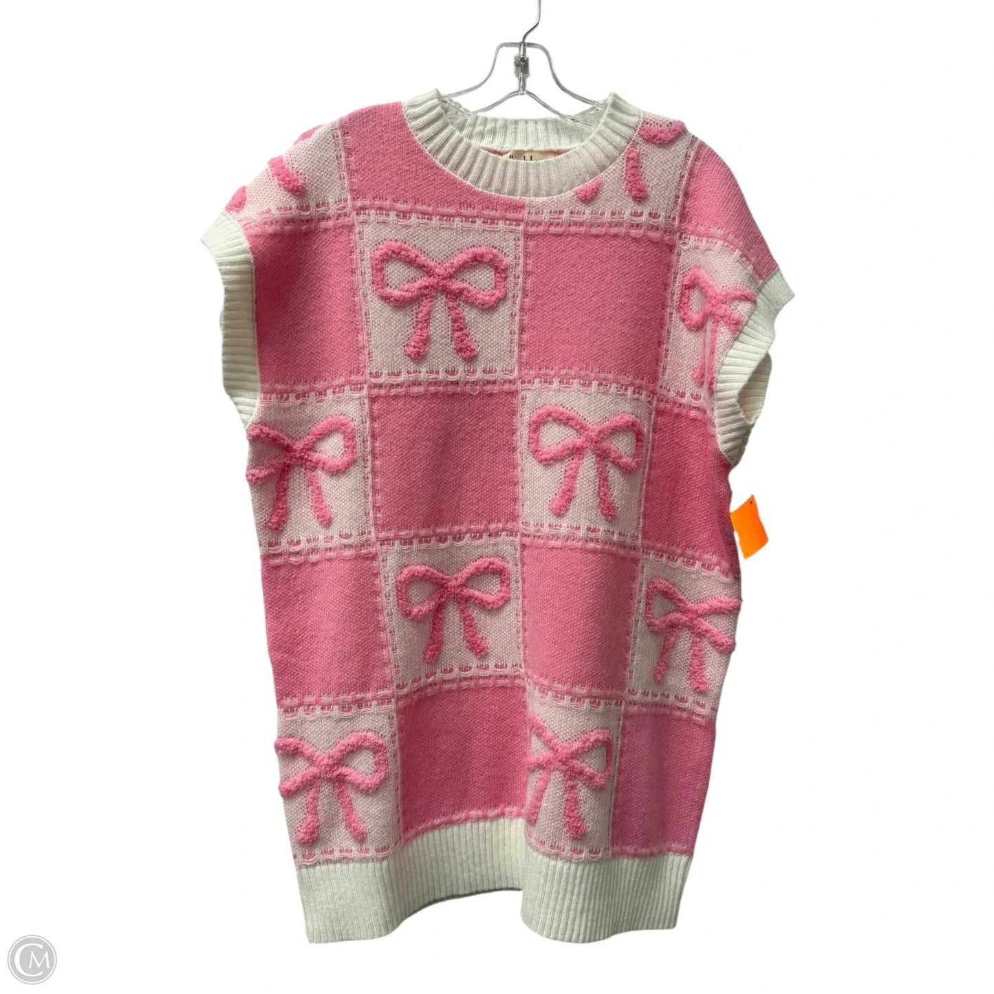 Sweater By Peach Love Cream California In Pink, Size: L