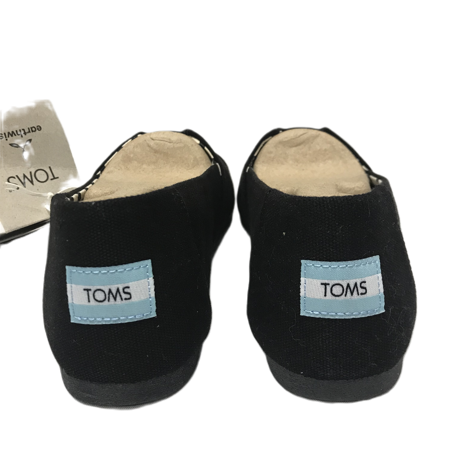 Black Shoes Flats By Toms, Size: 10