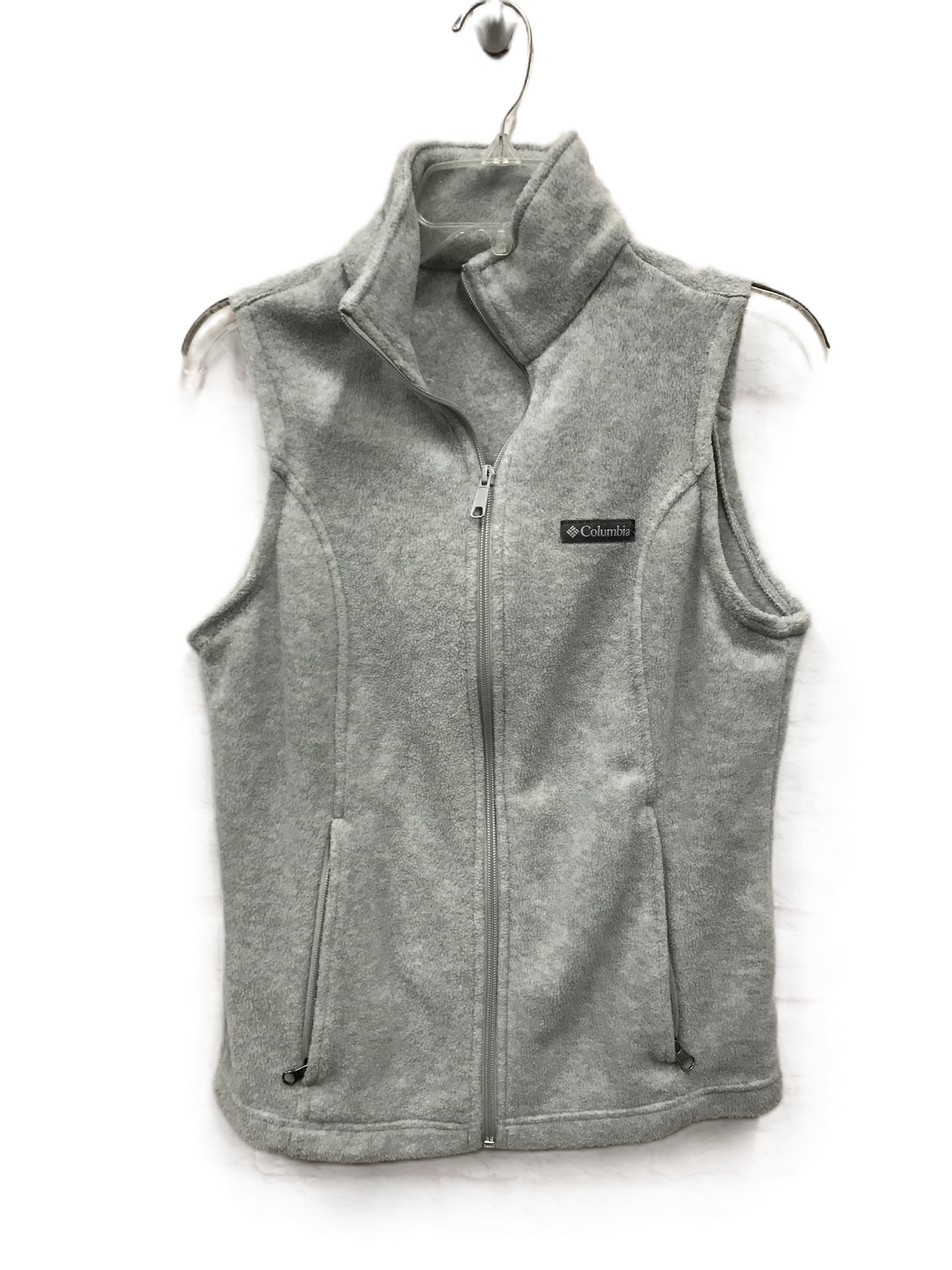 Grey Vest Fleece By Columbia, Size: S