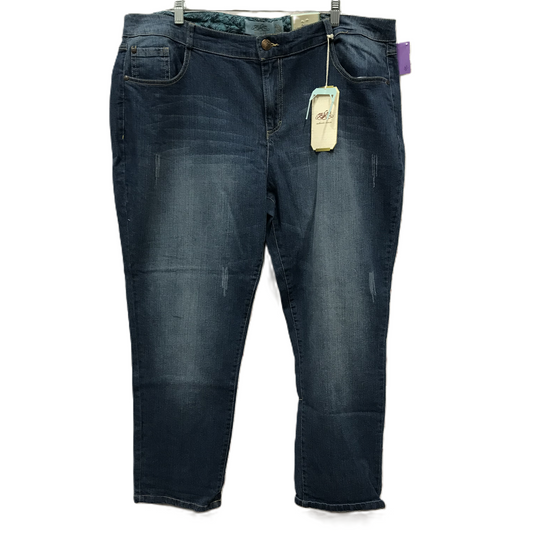 Blue Jeans Straight By One 5 One, Size: 20w