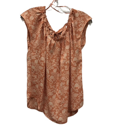 Orange Top Short Sleeve By Lc Lauren Conrad, Size: M