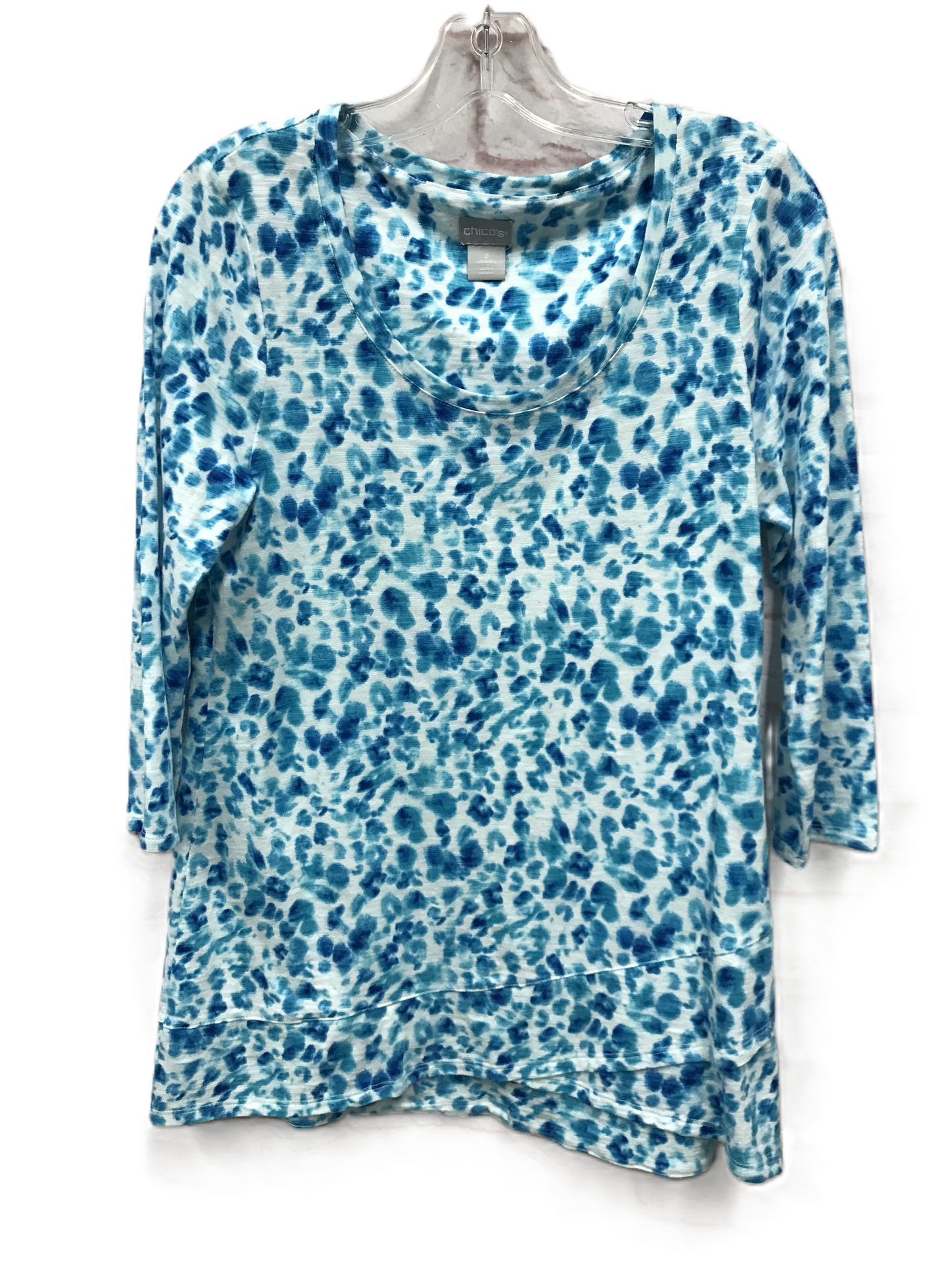 Blue Top Long Sleeve By Chicos, Size: S