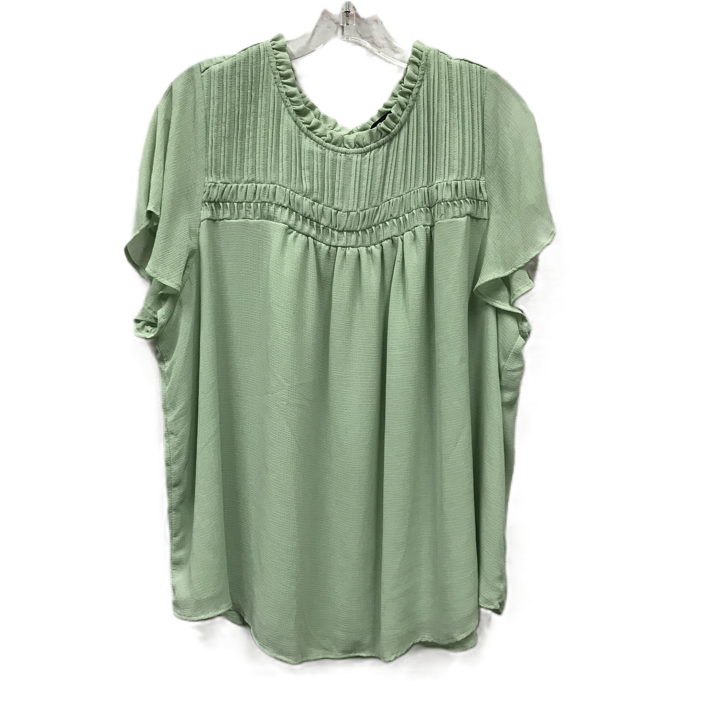 Green Top Short Sleeve By Torrid, Size: 3x