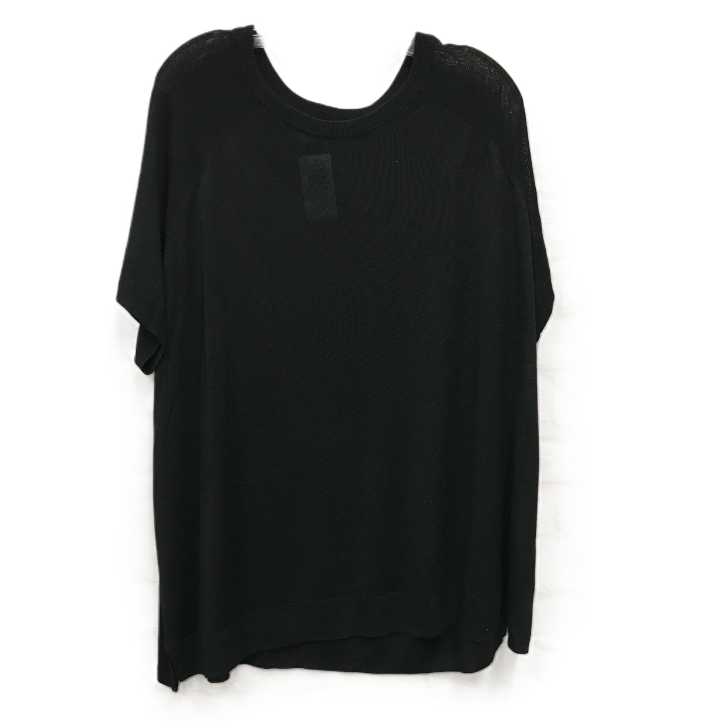 Black Top Short Sleeve By Torrid, Size: 3x