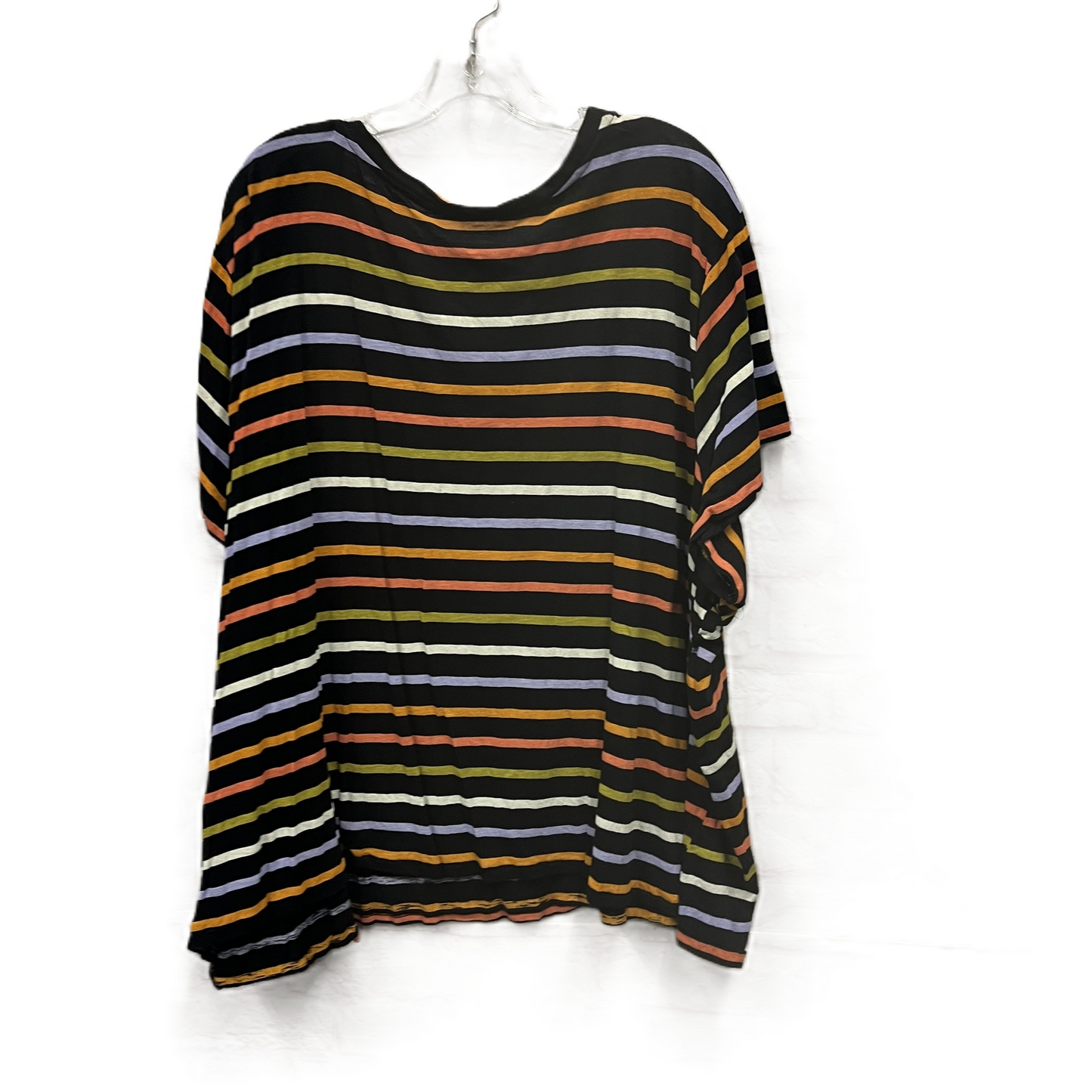 Top Short Sleeve Basic By Sonoma In Black, Size: 4x