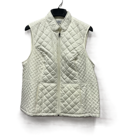 Vest Puffer & Quilted By Croft And Barrow In White, Size: 1x