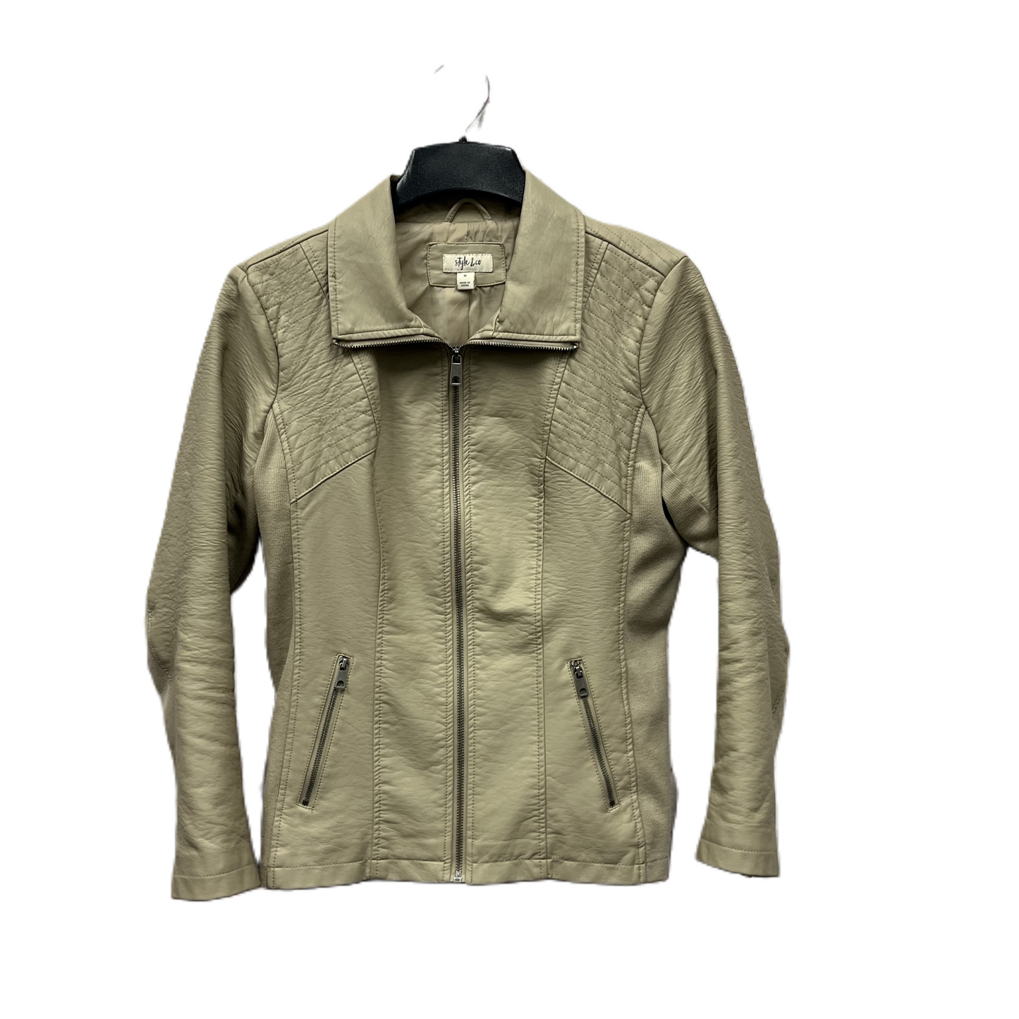 Jacket Other By Style And Company In Tan, Size: M