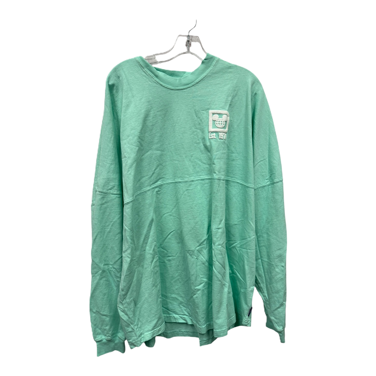 Top Long Sleeve By Disney Store In Green, Size: 1x