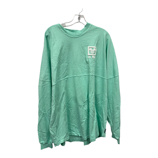 Top Long Sleeve By Disney Store In Green, Size: 1x