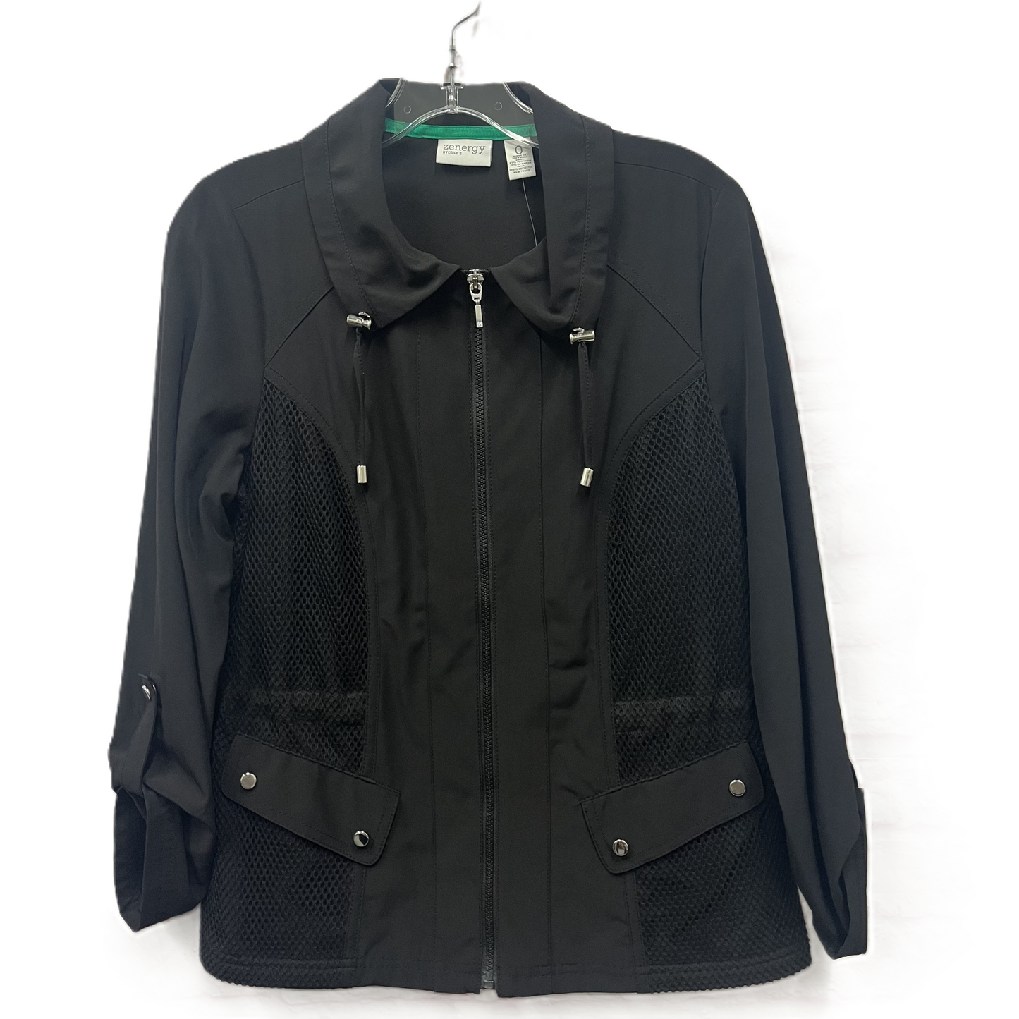 Jacket Other By Chicos In Black, Size: S