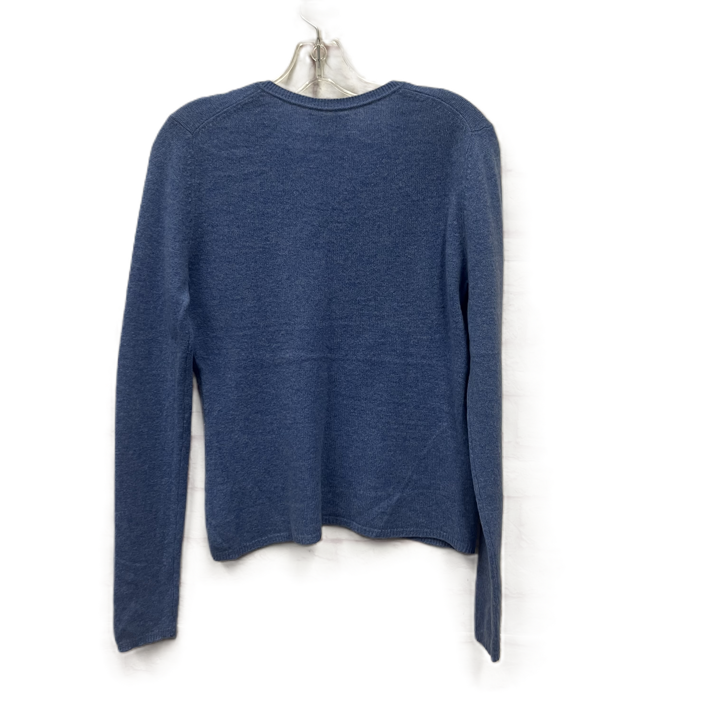 Sweater Cashmere By Adrienne Vittadini In Blue, Size: L