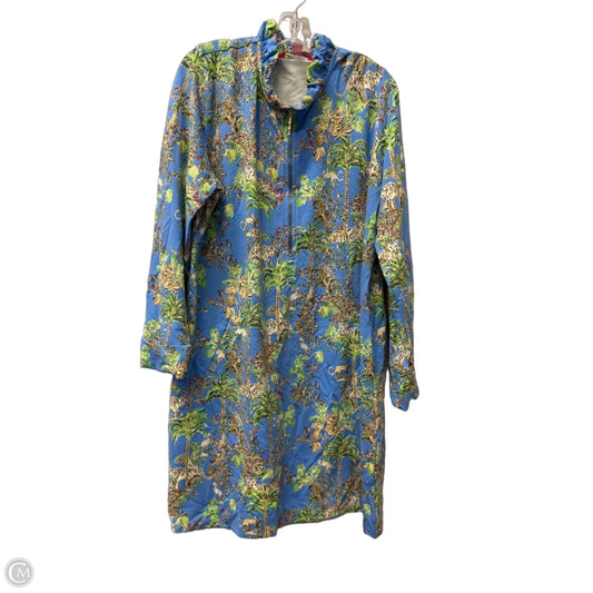 Dress Designer By Lilly Pulitzer In Blue, Size: 1x