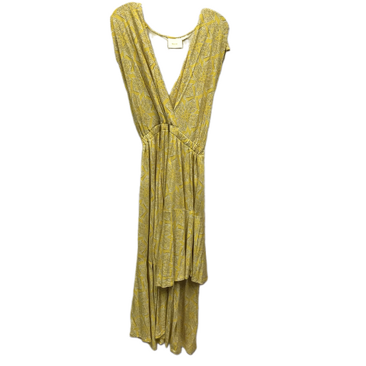 Dress Casual Maxi By Maeve In Yellow, Size: M