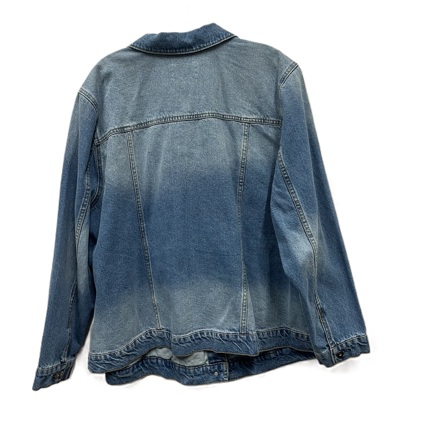 Jacket Denim By Jessica Simpson In Blue, Size: 3x