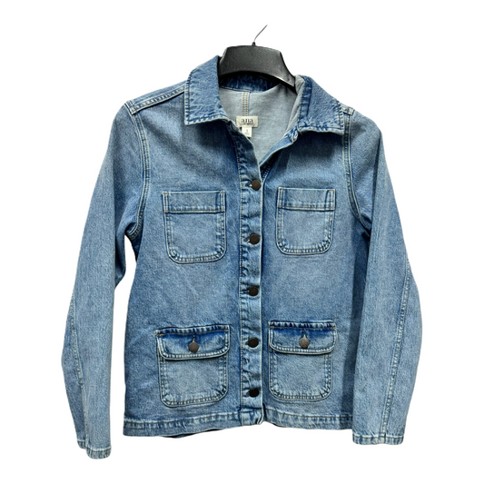 Jacket Denim By Ana In Blue, Size: S