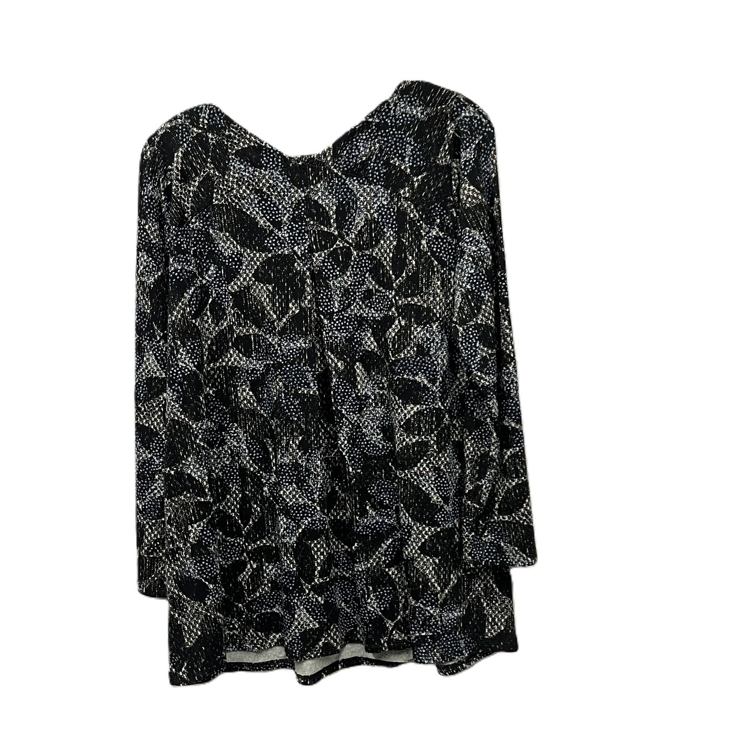 Top Long Sleeve By J. Jill In Black, Size: Mp