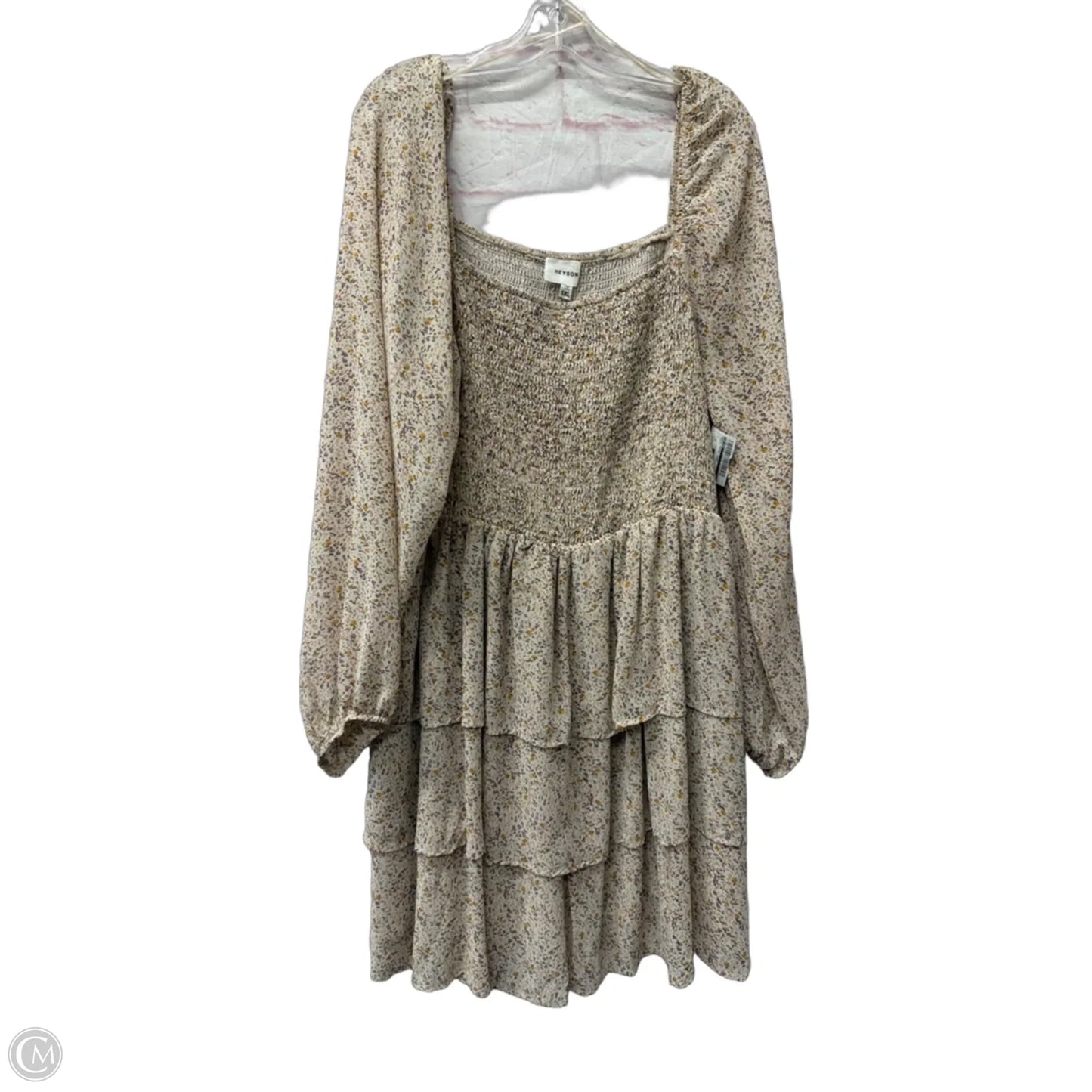 Dress Casual Short By Heyson In Purple, Size: 1x
