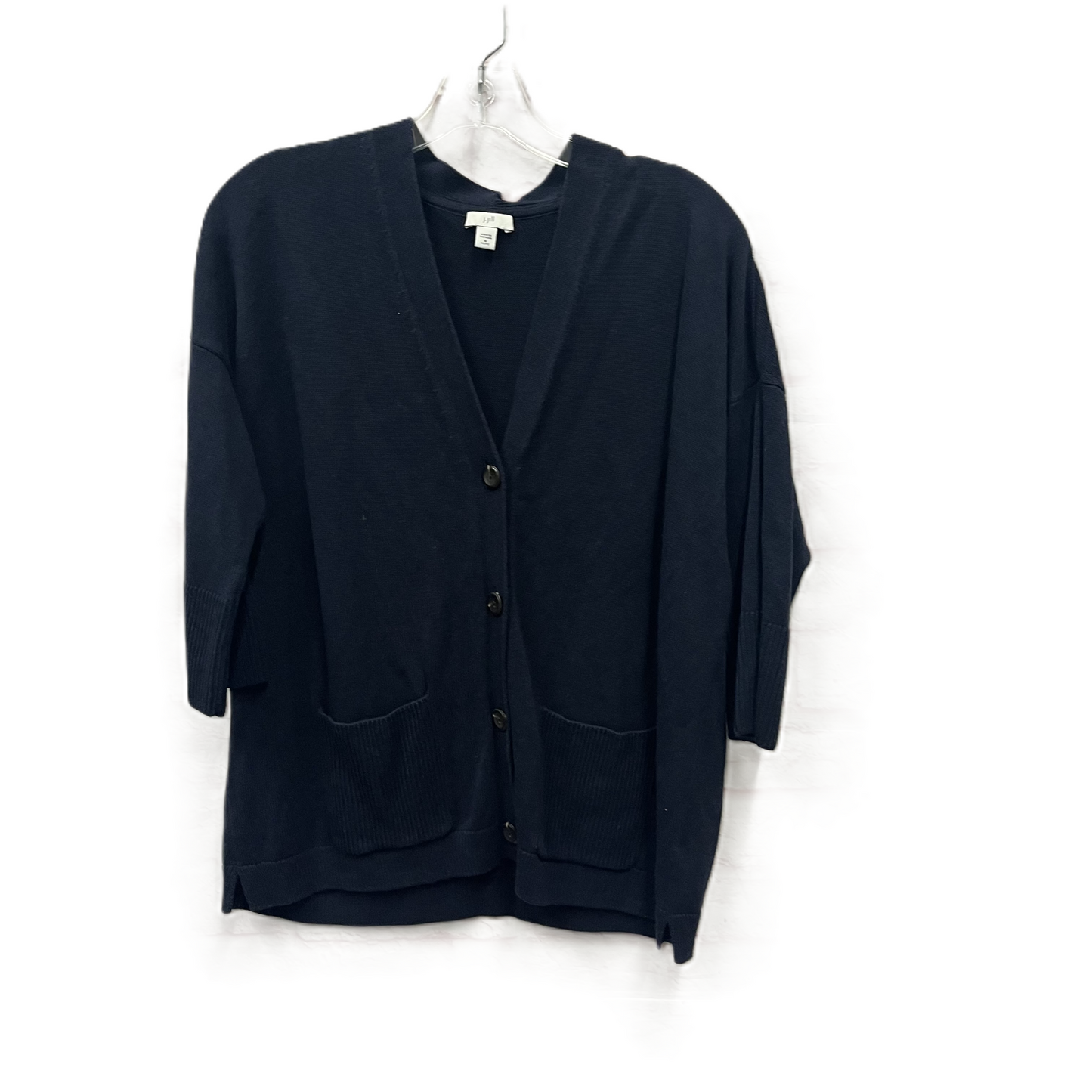 Sweater Cardigan By J. Jill In Blue, Size: Mp