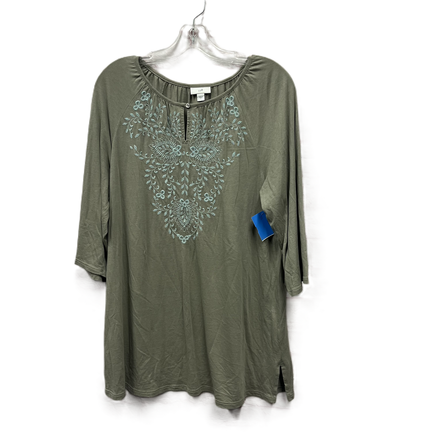 Top Short Sleeve By J. Jill In Green, Size: S