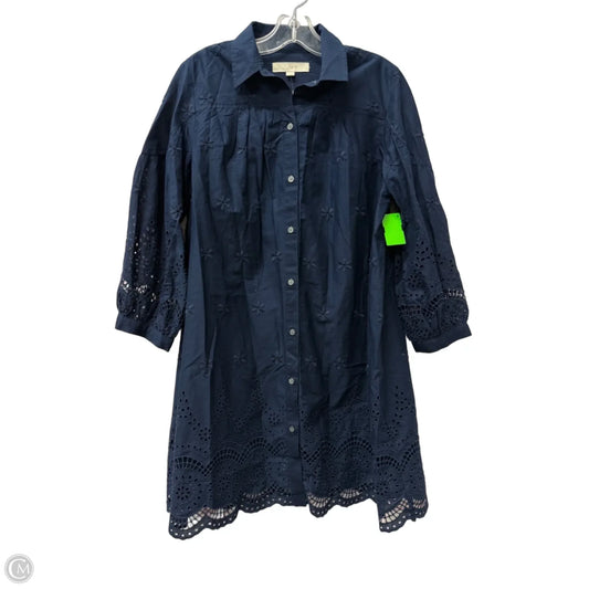 Dress Casual Short By Loft In Blue, Size: S