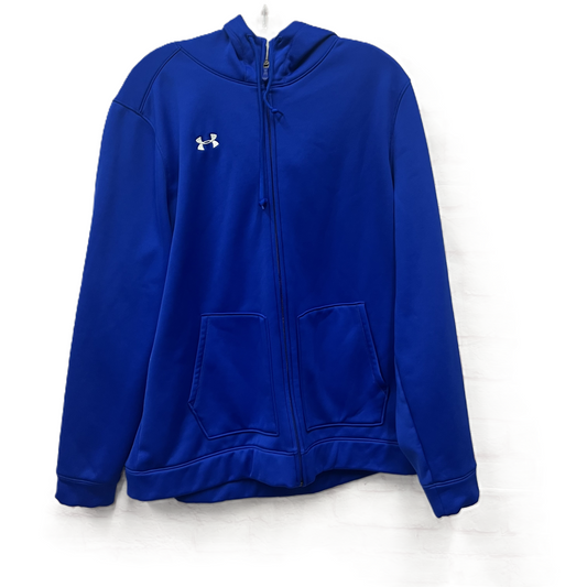 Athletic Sweatshirt Hoodie By Under Armour In Blue, Size: 2x