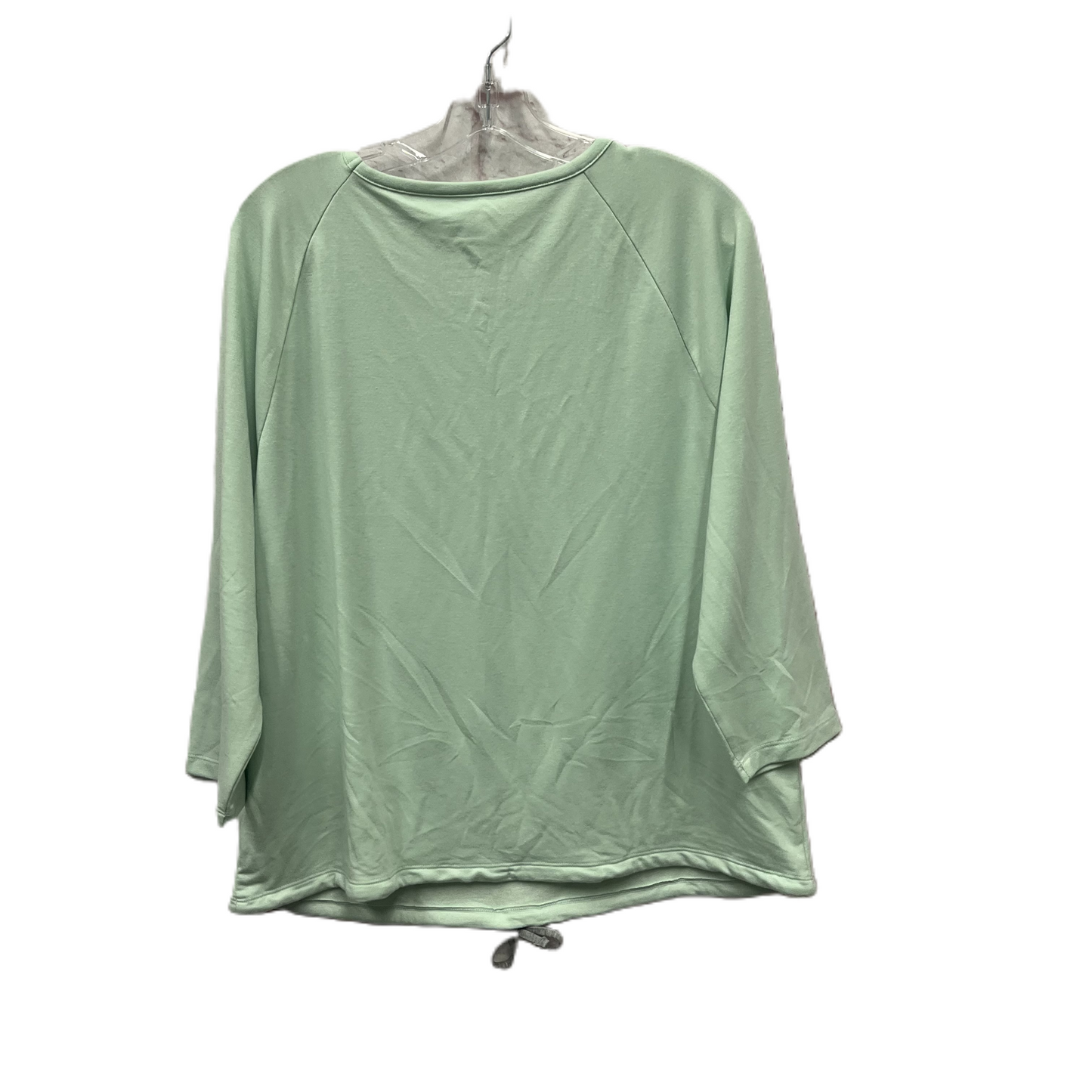 Top Long Sleeve By Sonoma In Green, Size: 1x