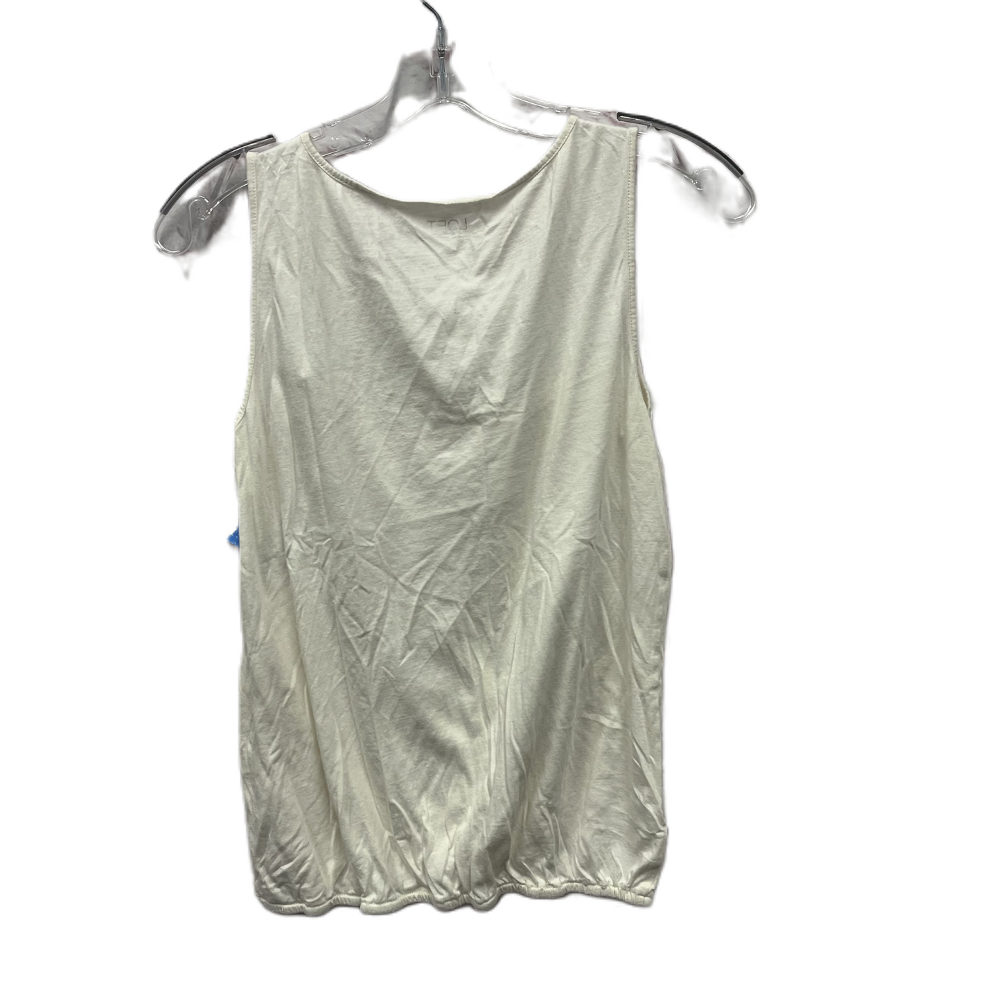 Top Sleeveless By Loft In White, Size: S