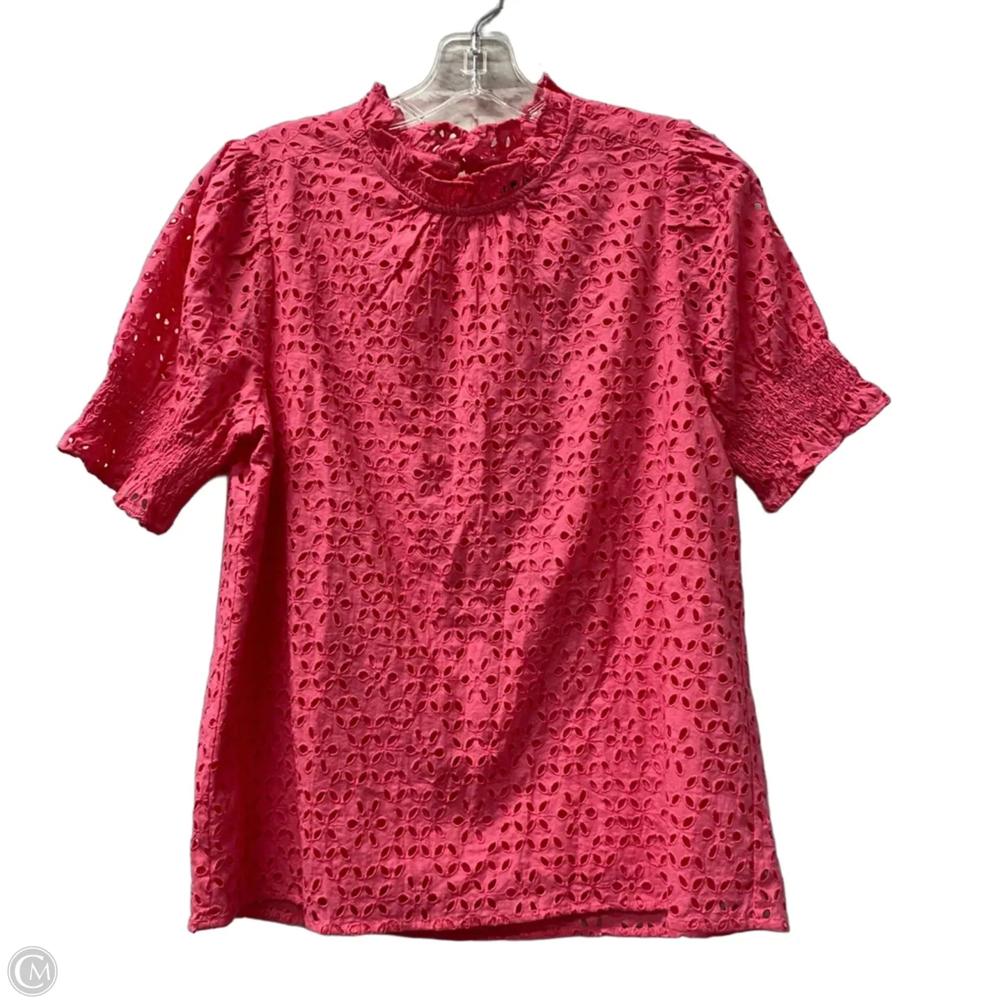 Top Short Sleeve By J. Crew In Pink, Size: S