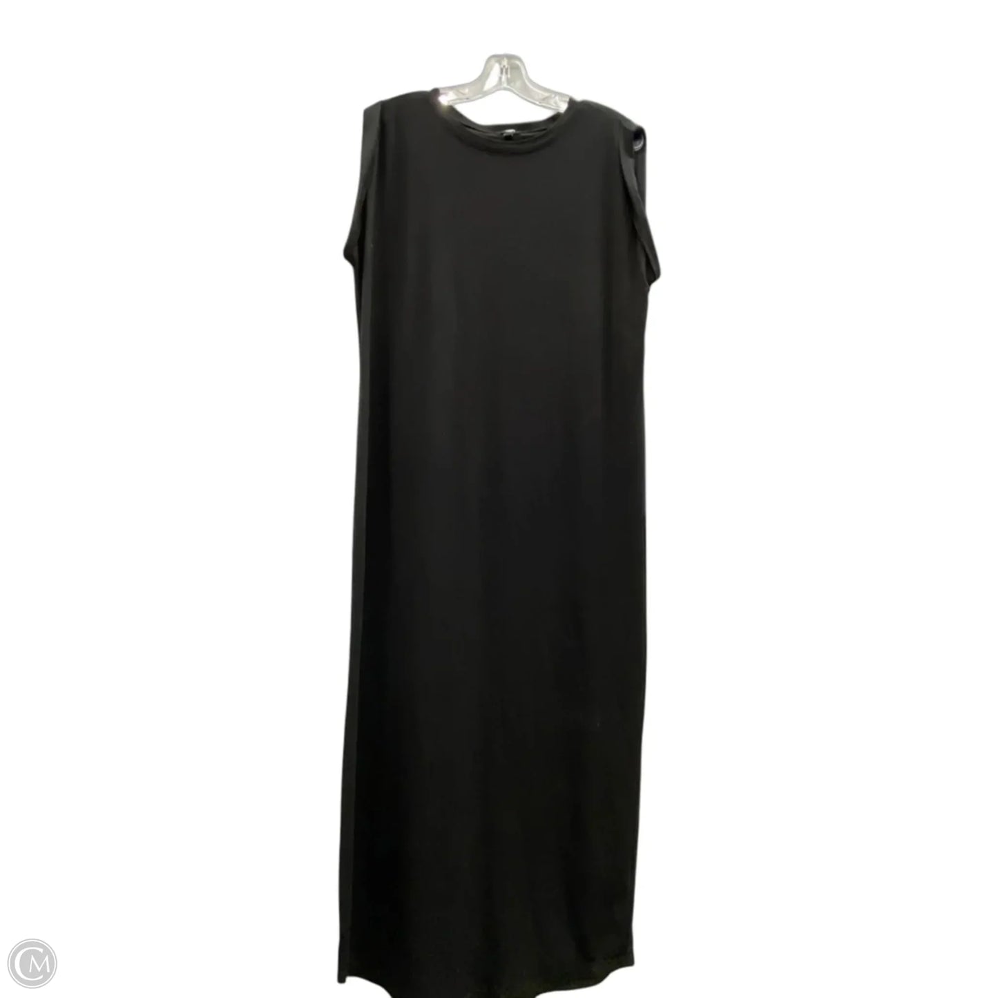 Dress Casual Maxi By Express In Black, Size: L