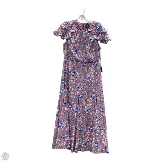 Dress Casual Maxi By Adrianna Papell In Purple, Size: 8