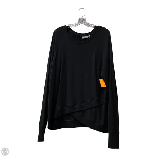 Top Long Sleeve By Athleta In Black, Size: L